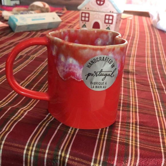 New Red Heart Coffee Cup from Portugal - Picture 3 of 7